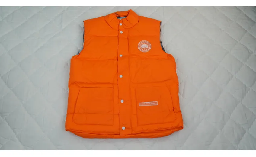 Bstsneaker-CANADA GOOSE Orange Vest Jackets