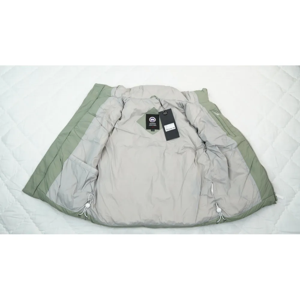 Bstsneaker-CANADA GOOSE Olive Green Vest Jackets