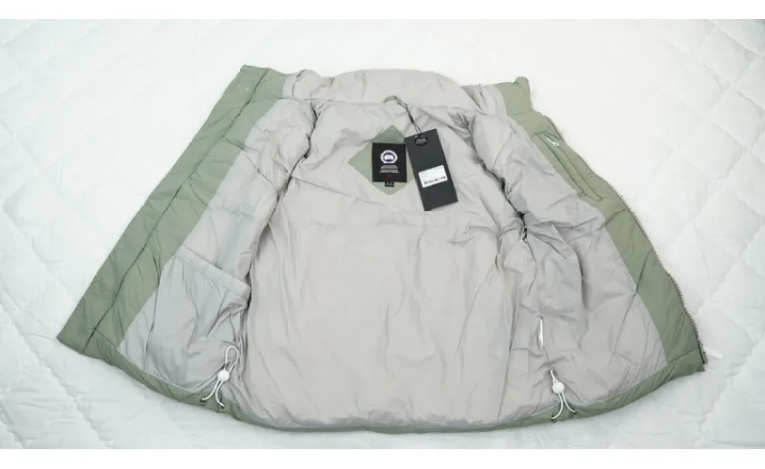 Bstsneaker-CANADA GOOSE Olive Green Vest Jackets