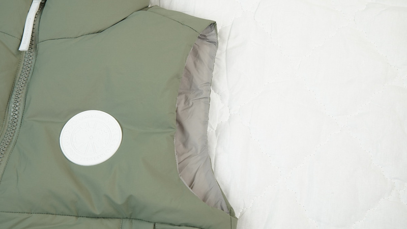 Bstsneaker-CANADA GOOSE Olive Green Vest Jackets