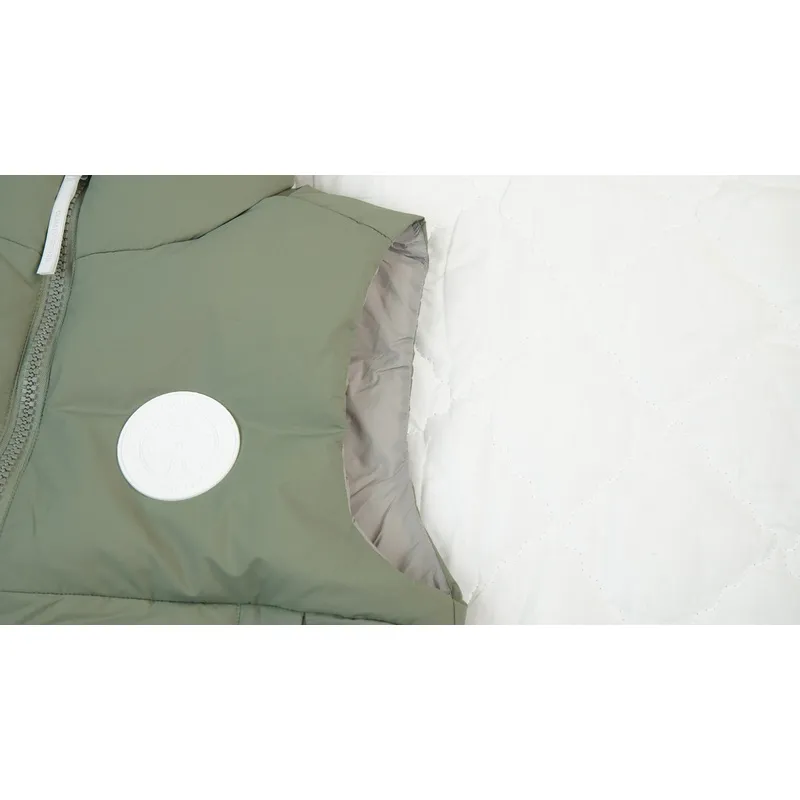 Bstsneaker-CANADA GOOSE Olive Green Vest Jackets