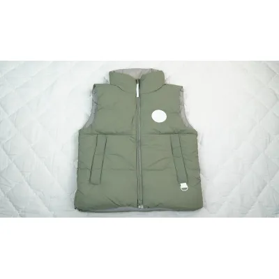Bstsneaker-CANADA GOOSE Olive Green Vest Jackets 01