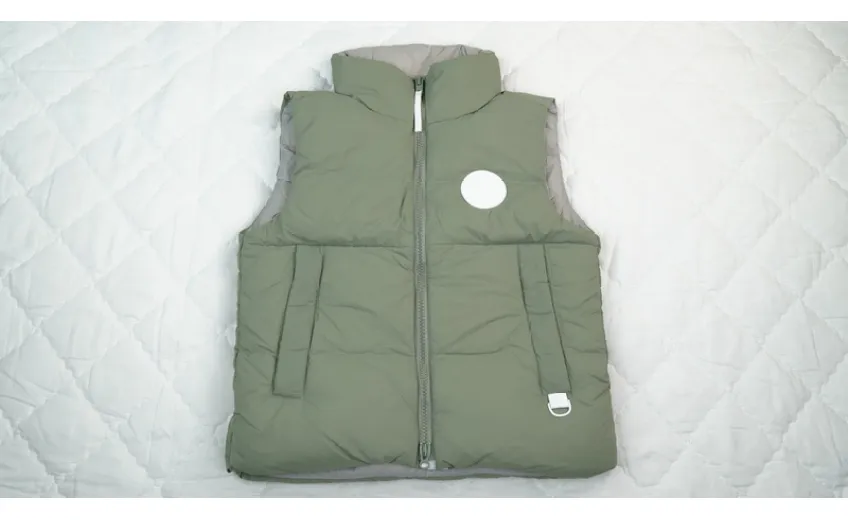 Bstsneaker-CANADA GOOSE Olive Green Vest Jackets