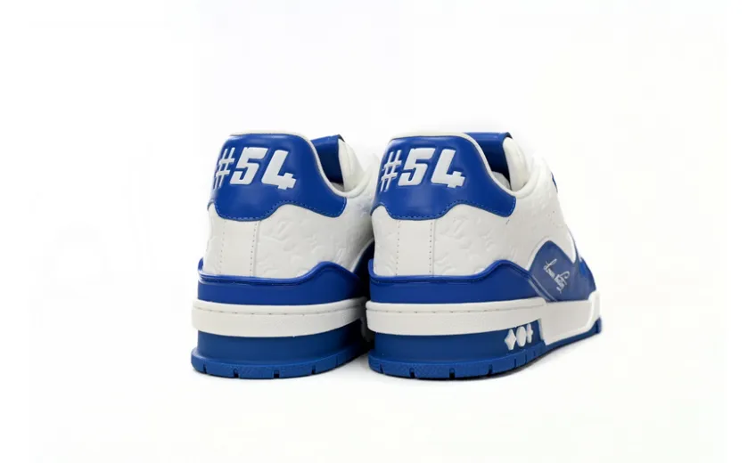 Bstsneaker- Louis Vuitton LV Trainer White Blue 1AANEV