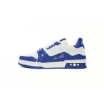 Bstsneaker- Louis Vuitton LV Trainer White Blue 1AANEV