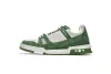 Bstsneaker-Louis Vuitton LV Trainer Green Cloth Surface VL1201 