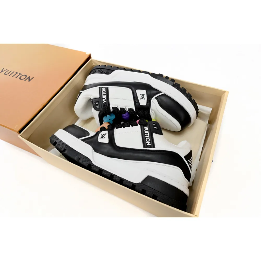 Bstsneaker-Louis Vuitton LV Trainer Black And White 1AB8SD