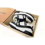 Bstsneaker-Louis Vuitton LV Trainer Black And White 1AB8SD