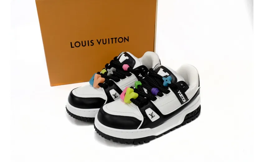 Bstsneaker-Louis Vuitton LV Trainer Black And White 1AB8SD