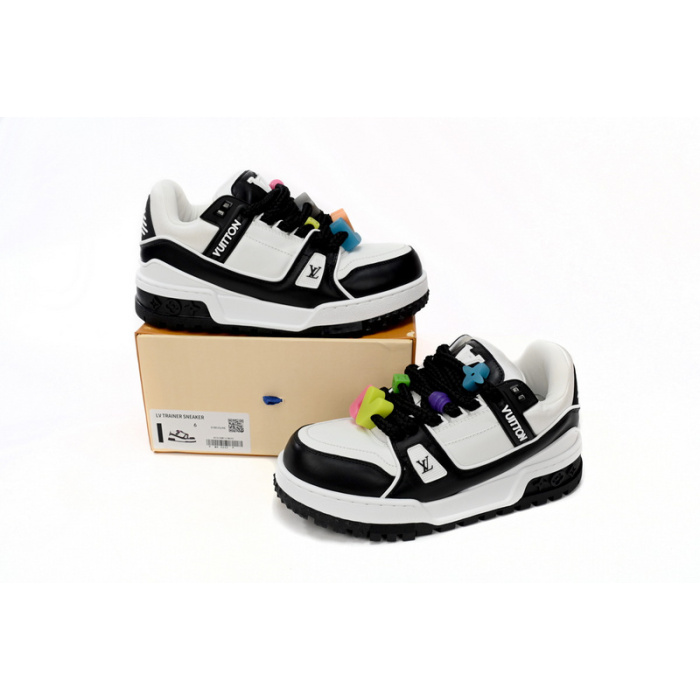 Louis Vuitton LV Trainer Black And White 1AB8SD