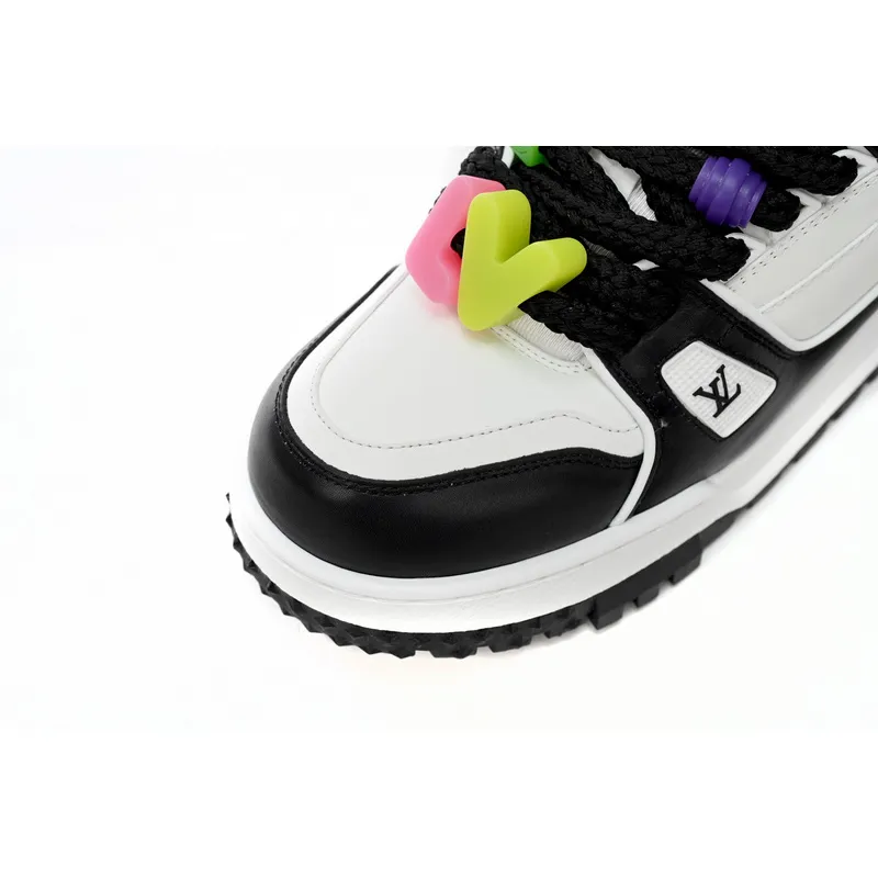 Bstsneaker-Louis Vuitton LV Trainer Black And White 1AB8SD