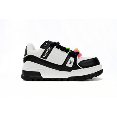 Louis Vuitton LV Trainer Black And White 1AB8SD 02