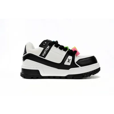 Louis Vuitton LV Trainer Black And White 1AB8SD 02