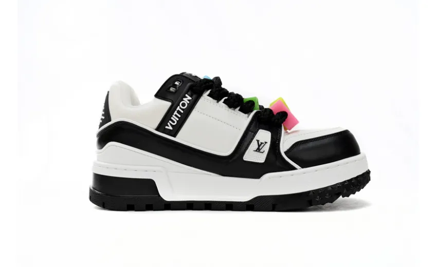 Bstsneaker-Louis Vuitton LV Trainer Black And White 1AB8SD