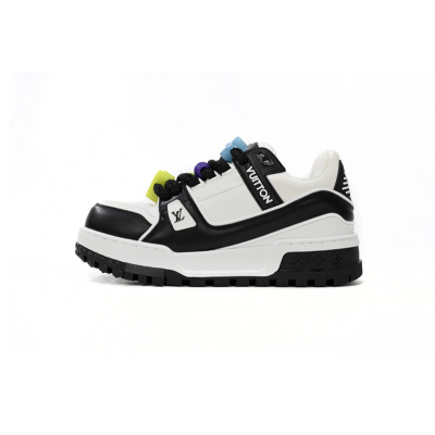 Louis Vuitton LV Trainer Black And White 1AB8SD 01