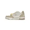 Bstsneaker-Louis Vuitton LV Trainer Beige Cloth Cover GO0220 