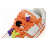 Bstsneaker-Louis Vuitton LV Trainer White Orange 1AB8SZ