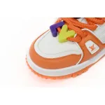 Bstsneaker-Louis Vuitton LV Trainer White Orange 1AB8SZ
