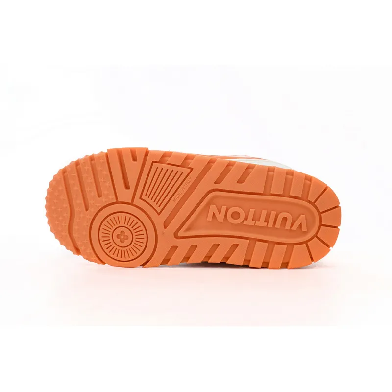 Bstsneaker-Louis Vuitton LV Trainer White Orange 1AB8SZ