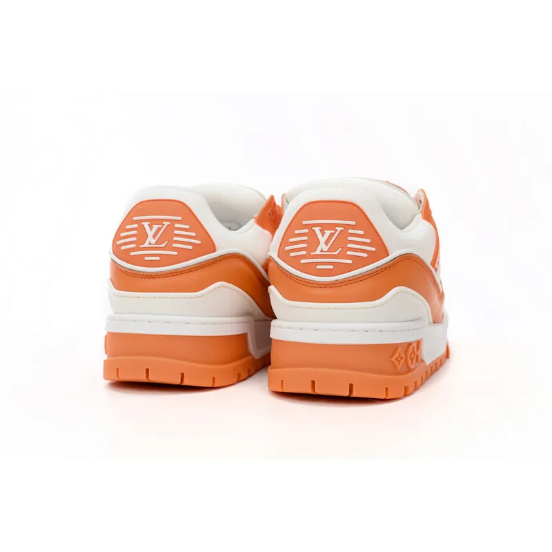Bstsneaker-Louis Vuitton LV Trainer White Orange 1AB8SZ