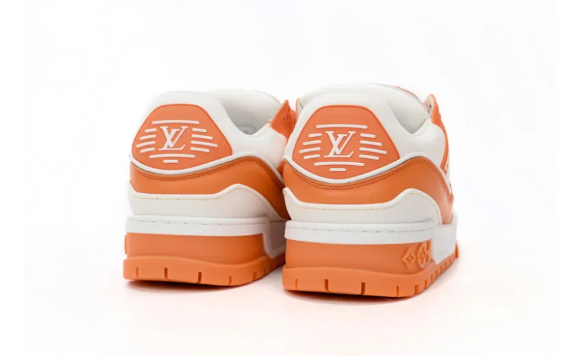 Bstsneaker-Louis Vuitton LV Trainer White Orange 1AB8SZ