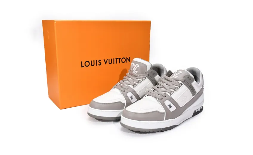 Bstsneaker-Louis Vuitton LV Trainer Grey White VL1210 
