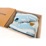 Bstsneaker-Louis Vuitton LV Trainer White Baby Blue 1AAHSJ