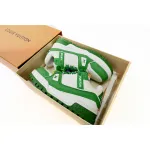 Bstsneaker-Louis Vuitton LV Trainer White Green 1AB8SD 