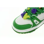 Bstsneaker-Louis Vuitton LV Trainer White Green 1AB8SD 