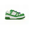 Bstsneaker-Louis Vuitton LV Trainer White Green 1AB8SD 
