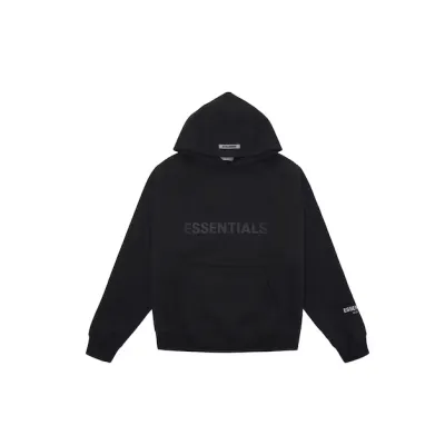 Essentials Pullover Hoodie Black 01