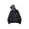Bstsneaker-BAPE Space Camo Shark WGM Full-Zip Hoodie Black