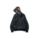 Bstsneaker-BAPE Space Camo Shark WGM Full-Zip Hoodie Black