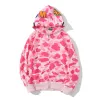 Bstsneaker-BAPE Color Camo Shark Zip Hoodie Pink
