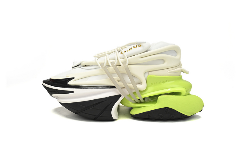 Bstsneaker-Balmain Unicorn Low-Top Black White Green YM1VJ309