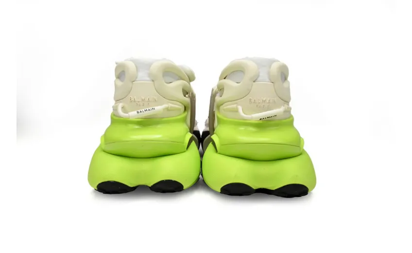 Bstsneaker-Balmain Unicorn Low-Top Black White Green YM1VJ309