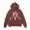 Bstsneaker-Sp5der Thug Hoodie Angel Brown