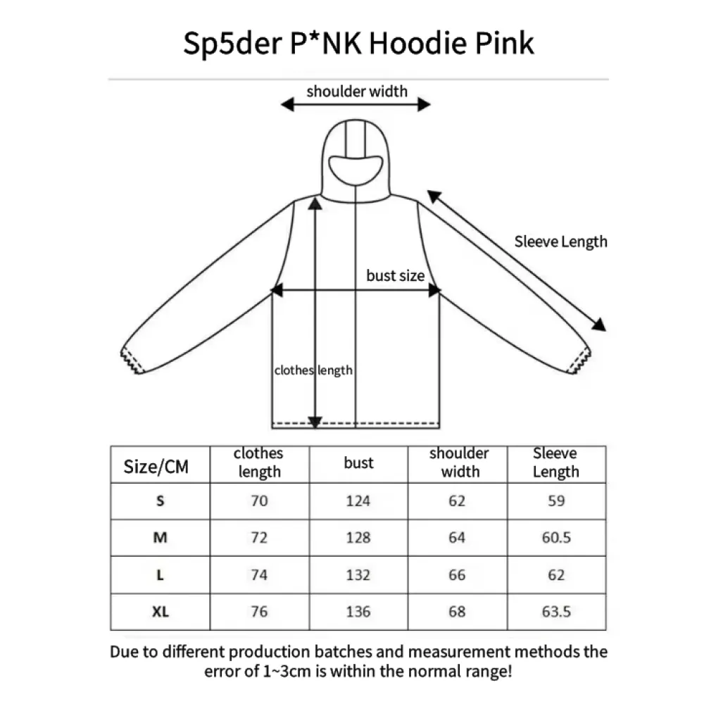 Bstsneaker-Sp5der PINK Hoodie