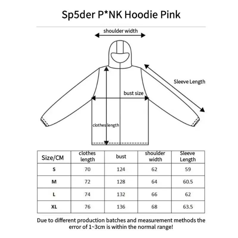 Bstsneaker-Sp5der PINK Hoodie