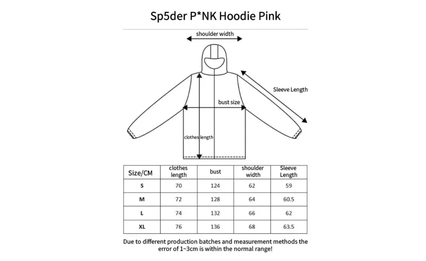 Bstsneaker-Sp5der PINK Hoodie