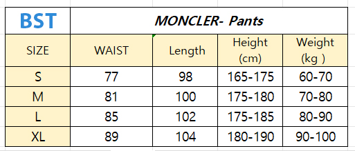 Bstsneaker-Moncler Pants