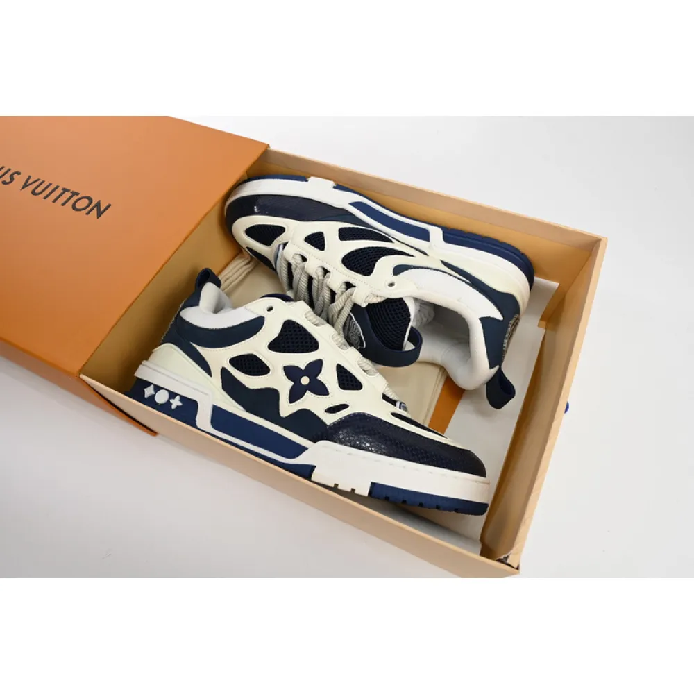 Bstsneaker-Louis Vuitton LV Skate Sneaker Marine White 1AARRM