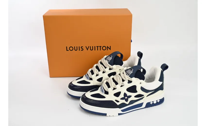 Bstsneaker-Louis Vuitton LV Skate Sneaker Marine White 1AARRM