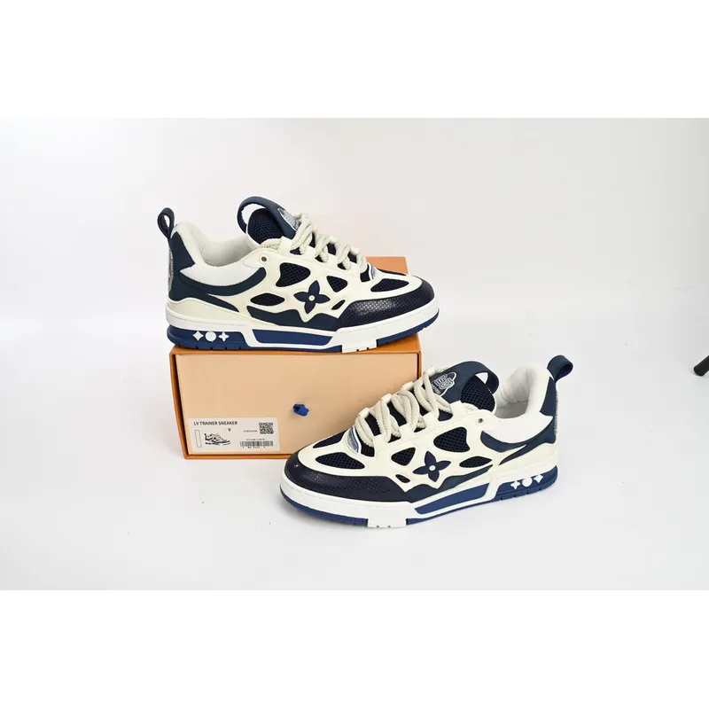 Bstsneaker-Louis Vuitton LV Skate Sneaker Marine White 1AARRM