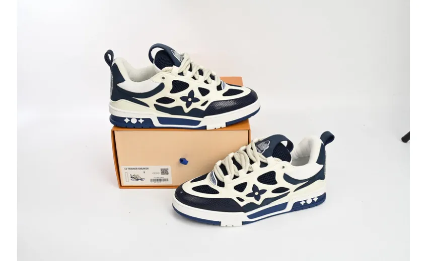 Bstsneaker-Louis Vuitton LV Skate Sneaker Marine White 1AARRM