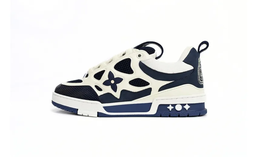 Bstsneaker-Louis Vuitton LV Skate Sneaker Marine White 1AARRM
