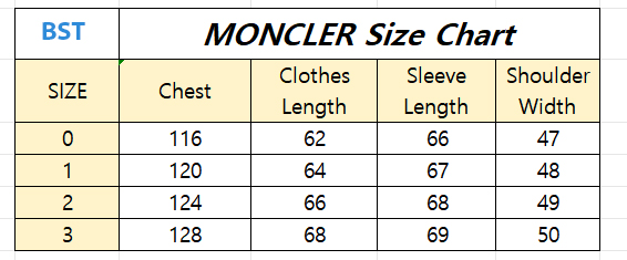 Bstsneaker-Moncler Man Down Jacket 