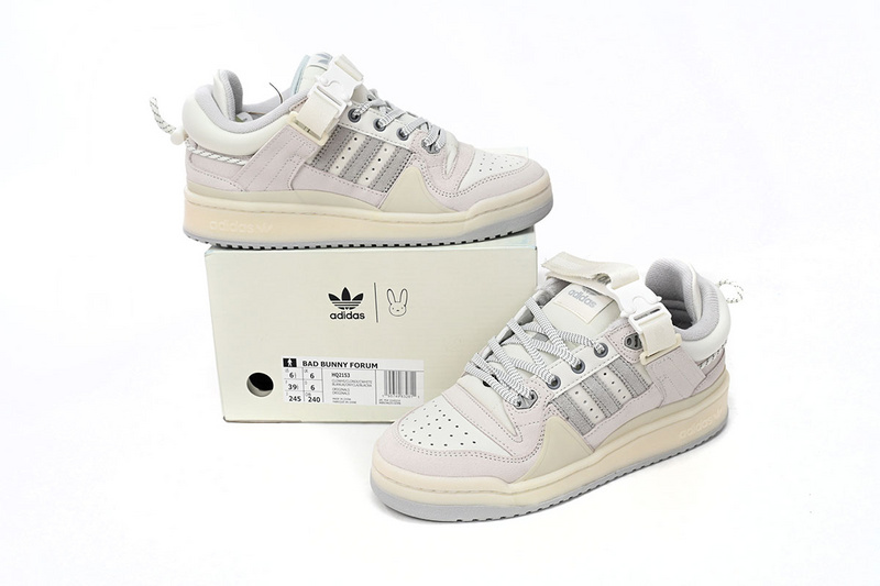 Bstsneaker-Adidas Bad Bunny Forum Low Grey Rabbit HQ2153