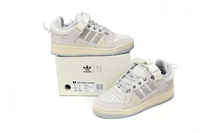 Bstsneaker-Adidas Bad Bunny Forum Low Grey Rabbit HQ2153