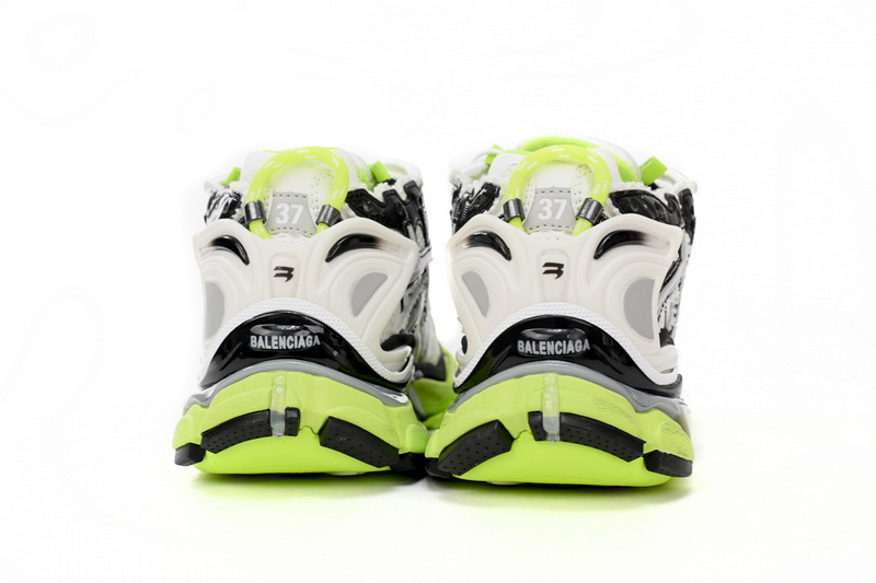 Bstsneaker-Balenciaga Runner Black White Yellow 677402 W3RBP 1093 